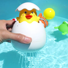 Charger l&#39;image dans la galerie, Jouet de bain pour bébé, mignon canard pingouin œuf arroseur d&#39;eau salle de bain arrosage douche jouets d&#39;eau de natation pour enfants cadeau
