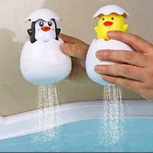 Charger l&#39;image dans la galerie, Jouet de bain pour bébé, mignon canard pingouin œuf arroseur d&#39;eau salle de bain arrosage douche jouets d&#39;eau de natation pour enfants cadeau
