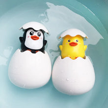 Charger l&#39;image dans la galerie, Jouet de bain pour bébé, mignon canard pingouin œuf arroseur d&#39;eau salle de bain arrosage douche jouets d&#39;eau de natation pour enfants cadeau
