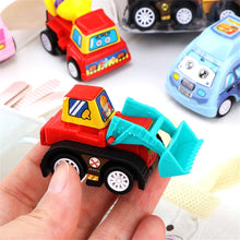 Charger l&#39;image dans la galerie, Mini modèle de voiture jouet voiture à tirer jouets véhicule d&#39;ingénierie camion de pompiers enfants voitures à inertie jouets pour garçons jouets moulés sous pression jouet pour enfants cadeau
