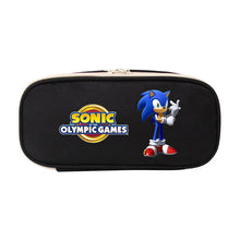 Load image into Gallery viewer, Trousse à Crayons Sonic The Hedgehog - Pochette Kawaii avec Fermeture Éclair, Papeterie Anime, Cadeau de Noël pour Enfants
