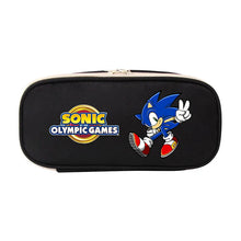 Load image into Gallery viewer, Trousse à Crayons Sonic The Hedgehog - Pochette Kawaii avec Fermeture Éclair, Papeterie Anime, Cadeau de Noël pour Enfants
