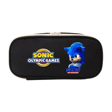 Load image into Gallery viewer, Trousse à Crayons Sonic The Hedgehog - Pochette Kawaii avec Fermeture Éclair, Papeterie Anime, Cadeau de Noël pour Enfants
