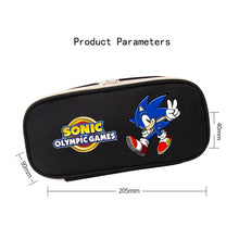 Load image into Gallery viewer, Trousse à Crayons Sonic The Hedgehog - Pochette Kawaii avec Fermeture Éclair, Papeterie Anime, Cadeau de Noël pour Enfants
